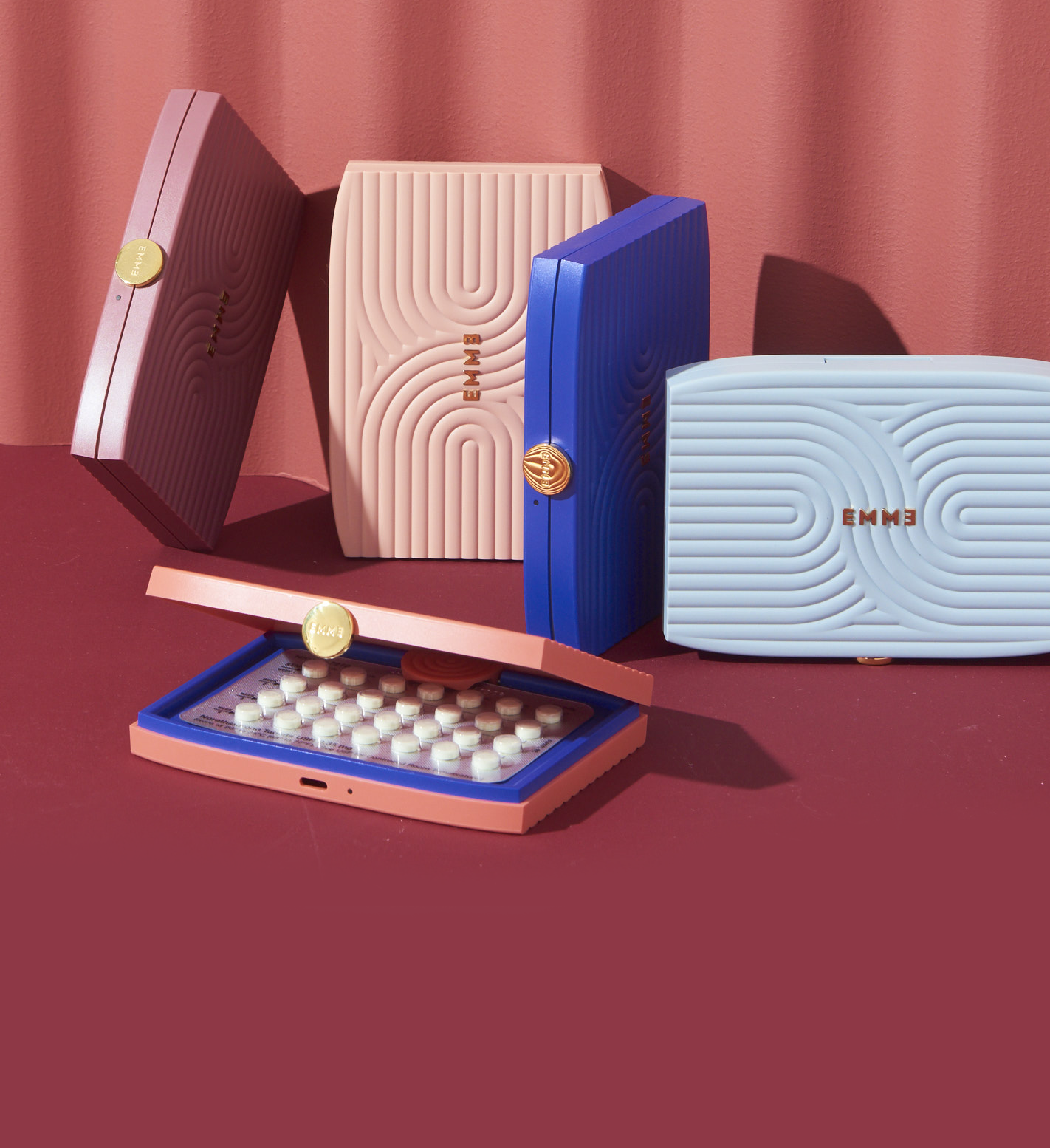 Near Me Birth Control Case Pill Case Birth Control Pink Coral